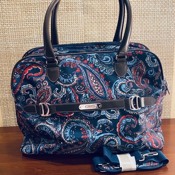 Chaps Handbags - 🌟HP🌟NWOT Chaps Richmond Mountain Paisley Travel Tote Bag